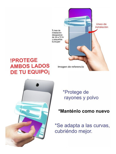 Motorola Mica Delantera+trasera Hidrogel/no Cristal
