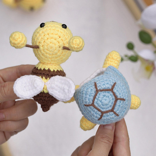 Y1 Diy Animal Boneca Kit Crochê Tartaruga Brinquedo