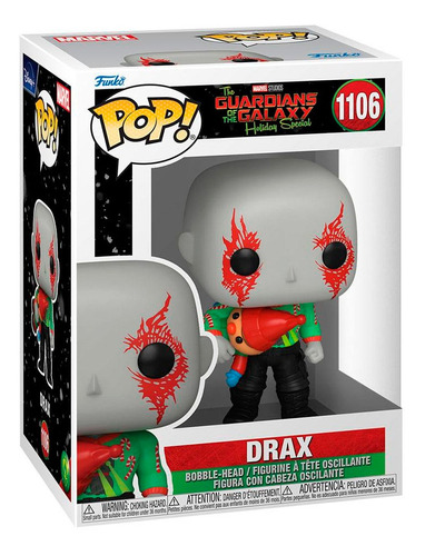 Funko Pop Drax 1106 - Guardians Of The Galyaxy Holiday