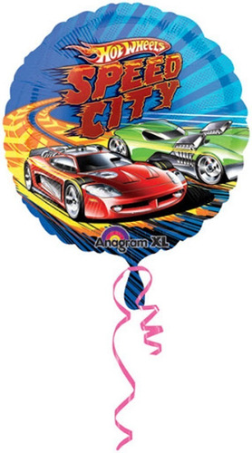 Imagen 2 de 3 de 4 Globos Hot Wheels Carros Carreras Met 18 Fiesta Decoracion