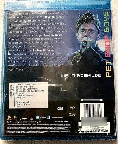 Pet Shop Boys-live In Roskilde -blu-ray Original