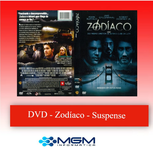 Imagem 1 de 8 de Dvd - Zodíaco - Dvd - Suspense