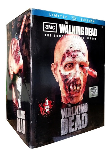 The Walking Dead Temporada 2 Limited Cabeza Zombie Blu-ray