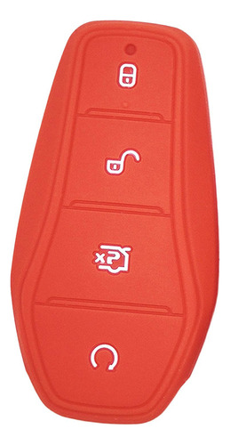 5 Funda De Silicona Para Llave De Coche, Reemplazo De Rojo