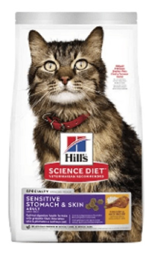 Hills Gato Adulto Sensitive Skin And Stomach 3,5 Lb