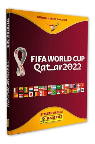 Panini Album Mundial Qatar 2022 Pasta Dura 100% Orig Fifa