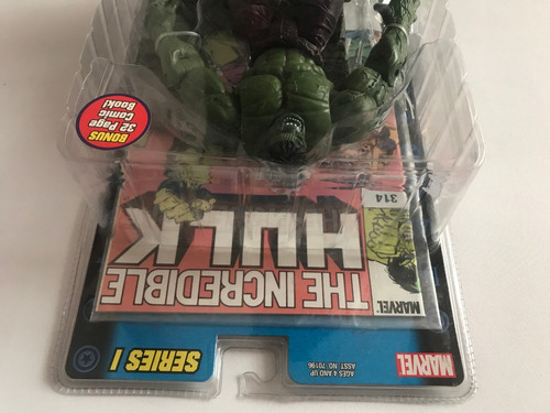 The Incredible Hulk Marvel Legends Series 1 Toybiz 2002 Vint (Usado)