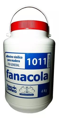 Adhesivo Cola Vinilica Pomo 1kg Fanacola 1011 Madera