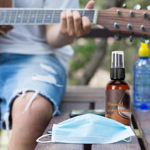 Kit De Limpieza Para Guitarra T, Pulido Y Cuidado Del Aceite