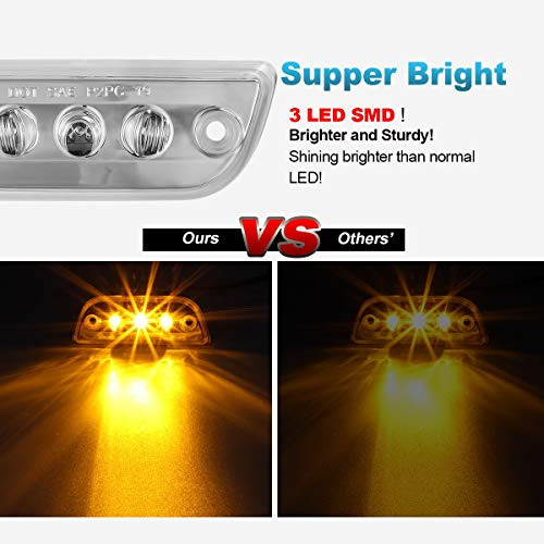 Conjunto De 5 Luces Reflectantes Led De 3 Led Cabina De...