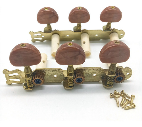 Clavijas De Afinación Para Guitarra Clásica, Teclas, Cabezal