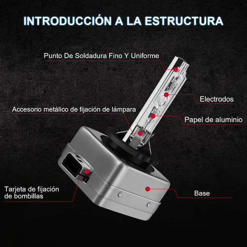 D1s Led Blanco Headligh 35w Luz De Cruce De Xenón Hid 6000k