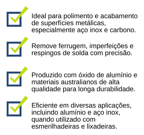 Disco De Polimento Feltro Lã 4. 1/2 Polir Inox Walton
