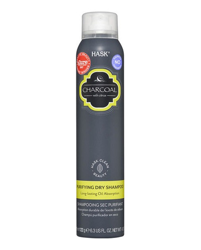 Hask Charcoal Sh.seco Citrus 168ml