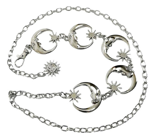 Para Cinturón De Cadena Corporal Con Colgante De Luna Y