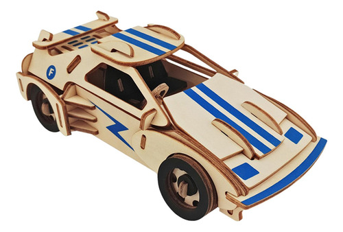 Rompecabezas De Madera 3d, Juego De Modelo De Coche, Juguete