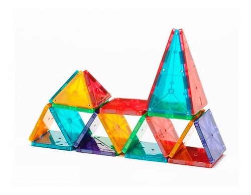 Imagen 2 de 2 de Magnific Bloques Magneticos 20 Piezas