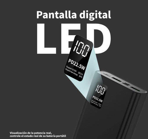 Power bank 20000mah batería portátil externa carga rápida Hintowi CDB-16-2W