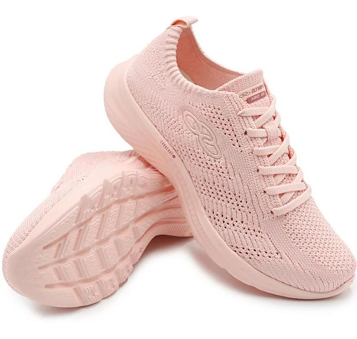 Imagem 4 de 4 de Tênis Olympikus Ultraleve 130g Feminino Caminhada Rosa