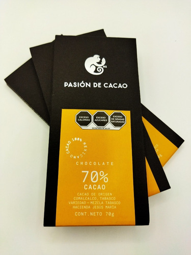 Barra De Chocolate (10 Pz De 70 Gr C/u)