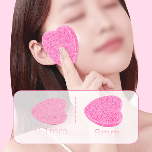 Esponjas Limpiadoras Faciales De Maquillaje, Rosa 10 Piezas