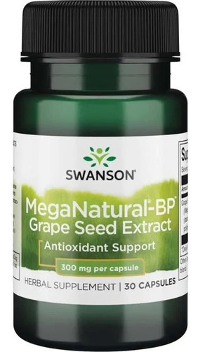 Extracto De Semilla De Uva Meganatural Bp 30 Caps 300 Mg