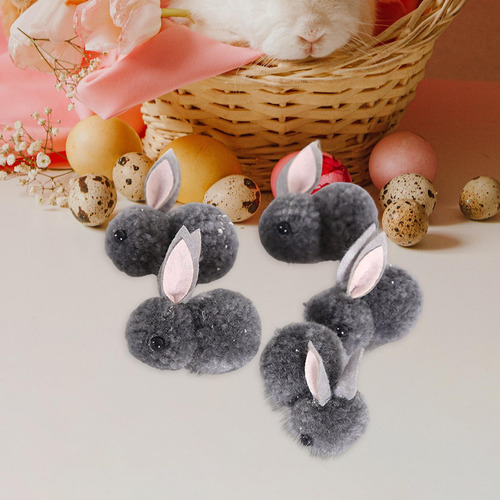 5 Unids Conejo De Pascua Animales De Peluche Suave Pequeño
