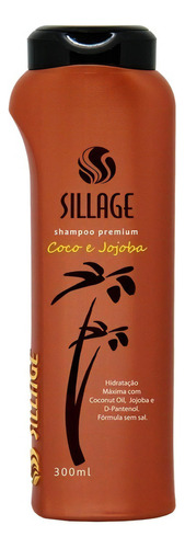 Shampoo Premium Coco E Jojoba Sillage 300ml - Sillage