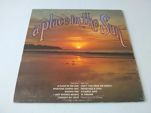 Pablo Cruise - A Place In The Sun - Vinilo Imp Excelente Est (Usado)