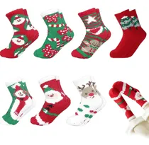 Comprar 6 Pares De Calcetines Navideños Calientitos Unisex