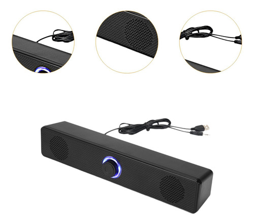 Atado Con Alambre De De La Barra De Sonido Del Altavoz Del