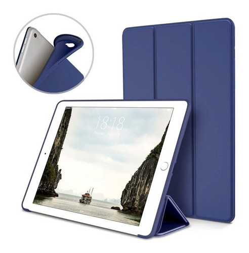 Imagen 3 de 10 de Estuche Funda Smart Case iPad Mini 5 Con Ranura Pencil