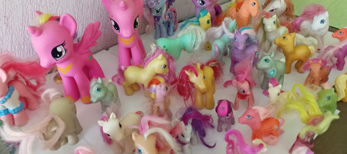My Little Pony Lote Rosa Caballo Grande Figura Mini (Usado)