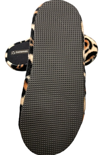 Pantuflas Abiertas Peluchito Animal Print 750