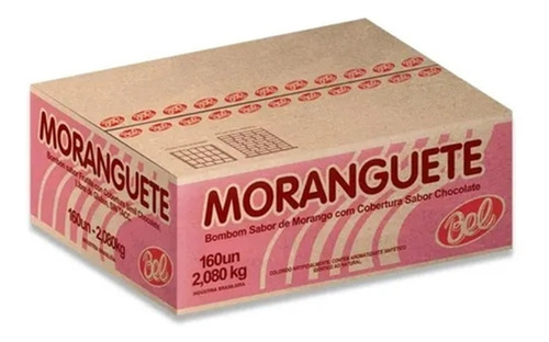 Bel chocolate moranguete caixa 13gr con 160unidaes