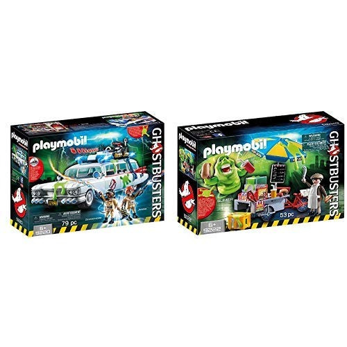 Playmobil  9220 - Ghostbusters Ecto-1 Y 9222 - Slimer Hot D