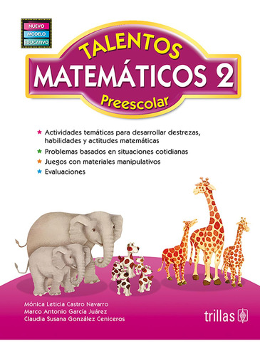 Libro Talentos Matematicos, Preescolar 2