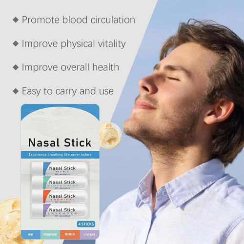 Nasal Stick Boost Energy Set,nose Inhaler Stick(2 Set)