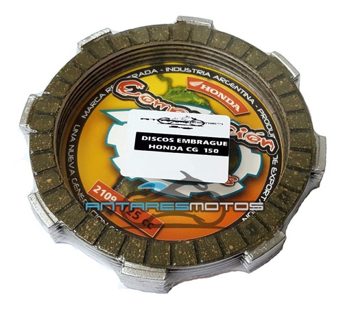 Disco De Embrague Ar Competicion Honda Cg 125 150 Rx 2109