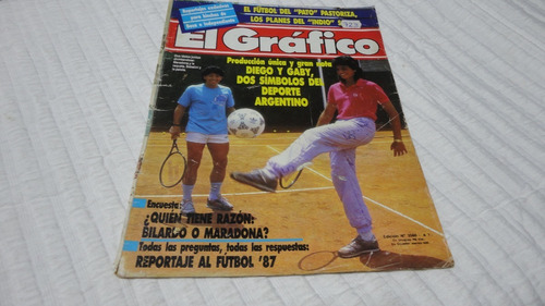 Revista El Grafico - Diego Y Gaby- Nº 3560- Diciembre 1987