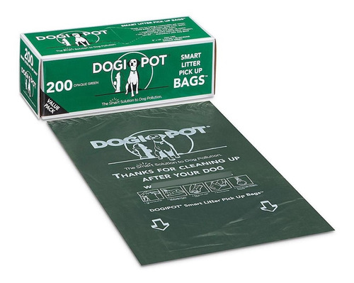 Dogipot Bolsas Para Desechos Caninos - 20x33cm - 2,000/paq