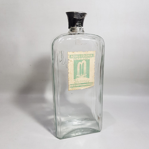 Antiguo Frasco De Agua Colonia Para El Baño Harrods 11567