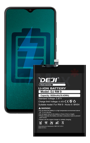 Bateria Para Redmi 9 Deji Ic Original Capacidad 5020mah