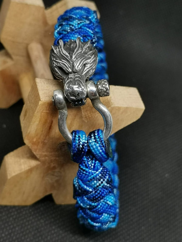 Pulsera Paracord Lobo