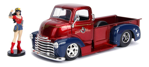 Jada Dc Comics Bombshells 1:24  Chevy Coe Pickup Auto Fundi.