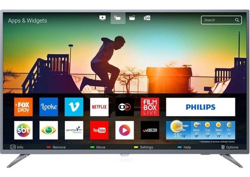 Smart Tv Philips 55  Led Ultra Hd 4k 55pug6513/78 Ultra Sli