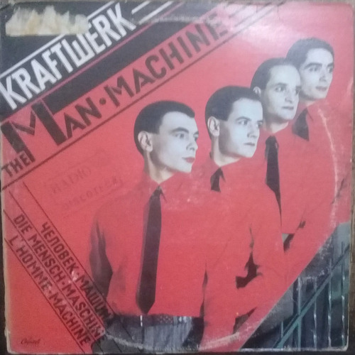 Lp Vinil (vg/+) Kraftwerk The Man-machine Ed Us 1978 Raro