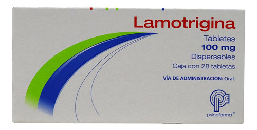 Lamotrigina (psicofarma) Caja C/28 Tabs. 100 Mg Dispersables