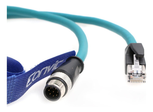 Eonvic M12 A Rj45 Industrial Ethernet 8 Pin A Conector De Se
