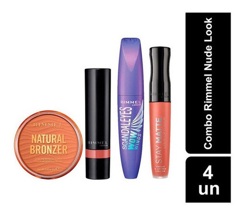 Imagen 1 de 7 de Combo Rimmel Nude Look